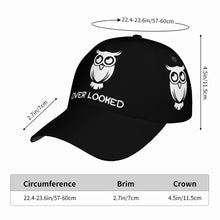 Load image into Gallery viewer, OVER LOOKED Curved Brim Baseball Cap (AOP)