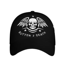 Load image into Gallery viewer, ROTTEN 2 DEATH Curved Brim Baseball Cap (AOP)