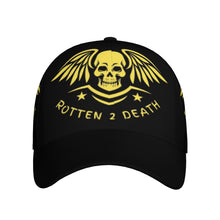Load image into Gallery viewer, ROTTEN 2 DEATH Curved Brim Baseball Cap (AOP)
