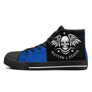 ROTTEN 2 DEATH High-Top Canvas Shoes