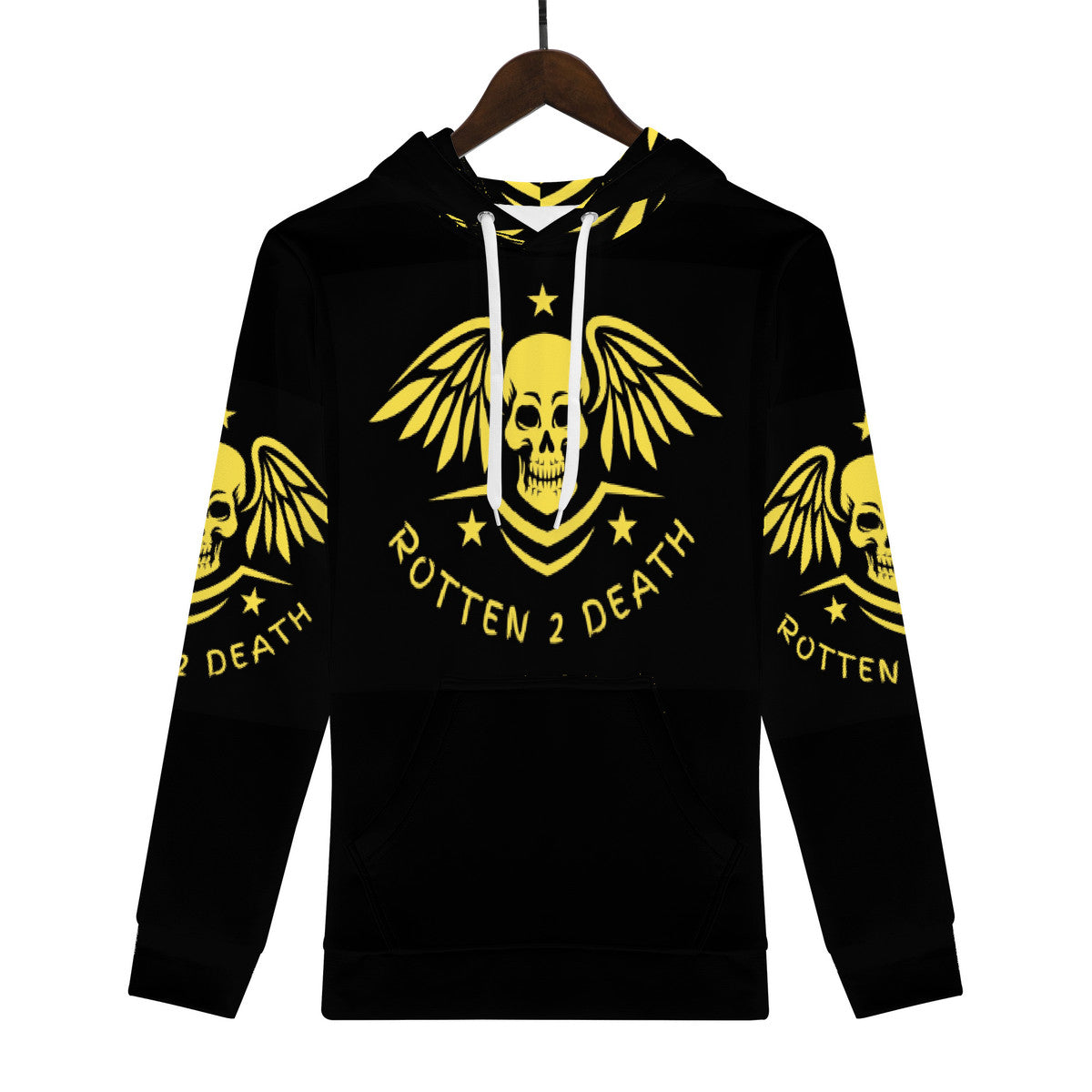 ROTTEN 2 DEATH Men's All Over Print Hoodie