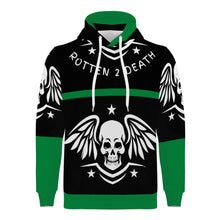 Load image into Gallery viewer, ROTTEN 2 DEATH Men&#39;s All Over Print Hoodie
