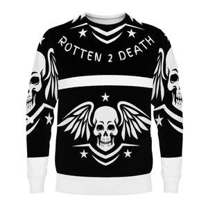 ROTTEN 2 DEATH Men's All Over Print Sweater