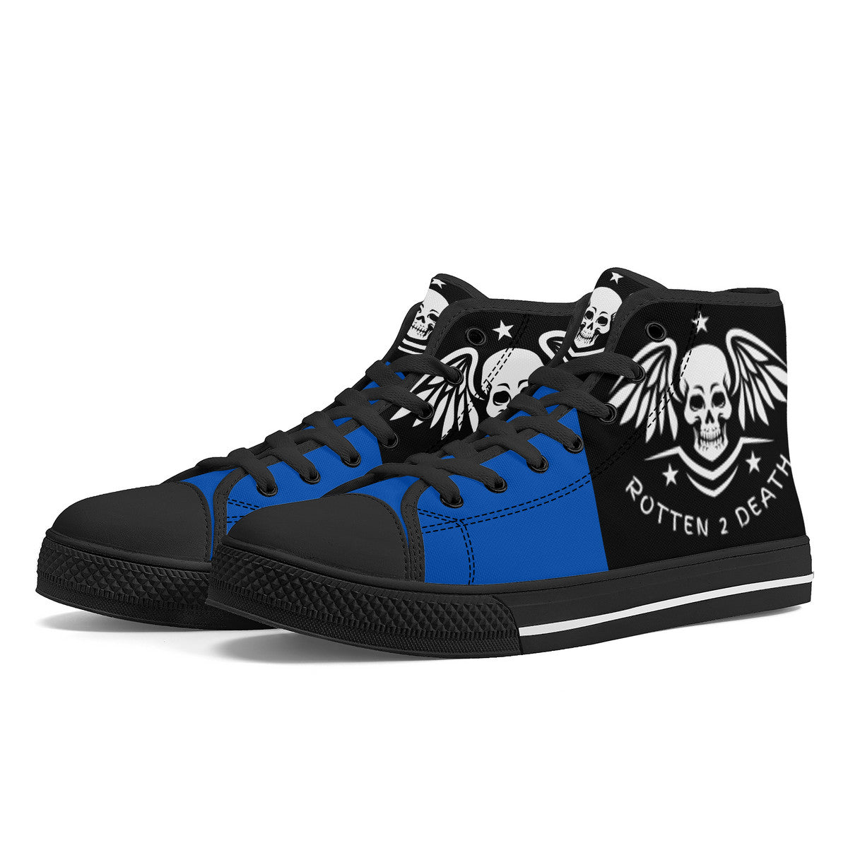 ROTTEN 2 DEATH High-Top Canvas Shoes