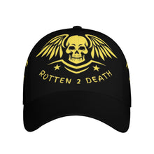 Load image into Gallery viewer, ROTTEN 2 DEATH Curved Brim Baseball Cap (AOP)
