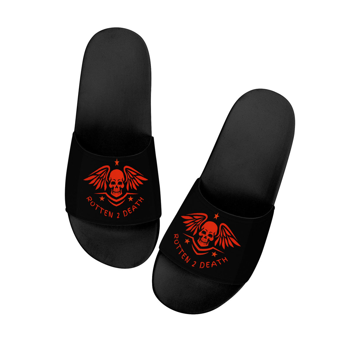 ROTTEN 2 DEATH Slide Sandals - Black