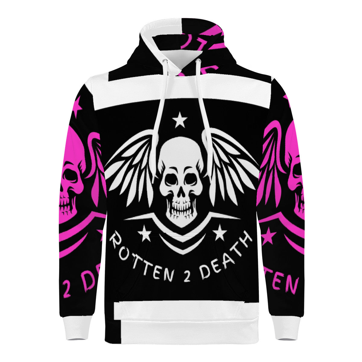 ROTTEN 2 DEATH Men's All Over Print Hoodie