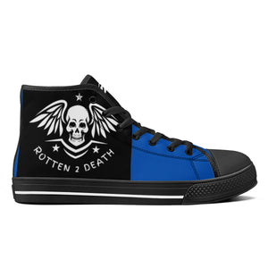 ROTTEN 2 DEATH High-Top Canvas Shoes