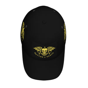 ROTTEN 2 DEATH Curved Brim Baseball Cap (AOP)