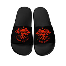 Load image into Gallery viewer, ROTTEN 2 DEATH Slide Sandals - Black
