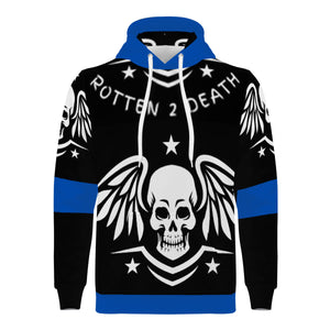 ROTTEN 2 DEATH Men's All Over Print Hoodie